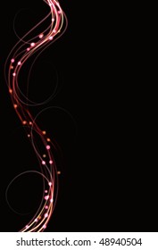 Blurry abstract pink swirl light effect background. eps10 with transparency