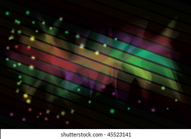 Blurry abstract spectrum light effect background. EP10 file with transparency.