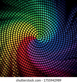 blurry background with circle grid. Vector Abstract Background. hex Background. Vector illustration