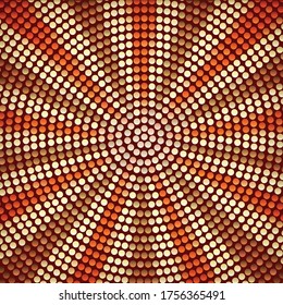 blurry background with circle grid. Vector Abstract Background. hex Background. Vector illustration