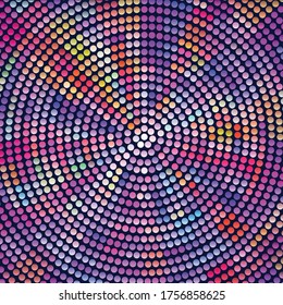 blurry background with circle grid. Vector Abstract Background. hex Background. Vector illustration