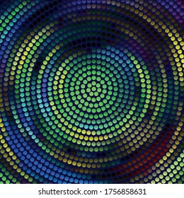 blurry background with circle grid. Vector Abstract Background. hex Background. Vector illustration