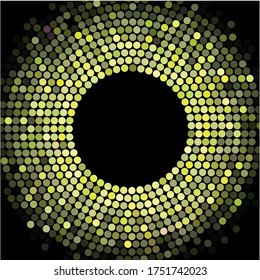 blurry background with cirle grid. Vector Abstract Background. hex Background. Vector illustration