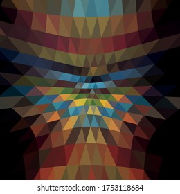 fondo borroso con rejilla de peine de miel. Fondo del Resumen del Vector. fondo hexadecimal. Ilustración del vector