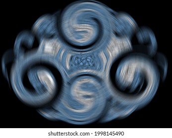 Blurry background image of fast spinning object