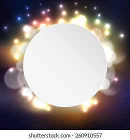 Blurry background with place for text. Abstract vector illustration.