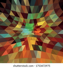 blurry background with triangle grid. Vector Abstract Background. hex Background. Vector illustration