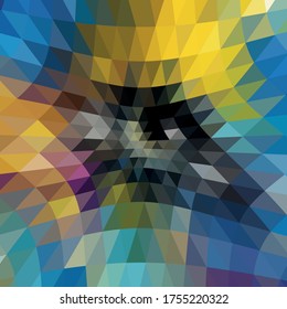 blurry background with triangle grid. Vector Abstract Background. hex Background. Vector illustration