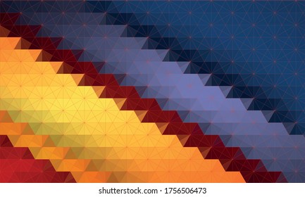 blurry background with triangle grid. Vector Abstract Background. hex Background. Vector illustration