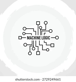 A blurry black and white diagram of a complex network or circuit
