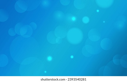 Blurry blue gradient wallpaper bokeh effect. Blurred blue lights background