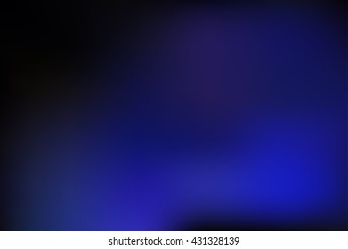 Blurry blue illustration. Vector horizontal abstract background. De focused colorful blurred poster