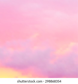 blurry defocused  refocused  effect vector background. Blurred pink sky background 