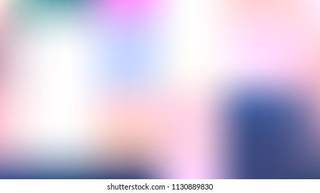 Blurry Fairytale Holographic Vector Background. Dreamy Noble Pink, Purple Mesh Gradient Overlay. Fantasy Holographic Iridescent Defocused Wallpaper. Cosmic Horizontal Poster or Flyer Background.