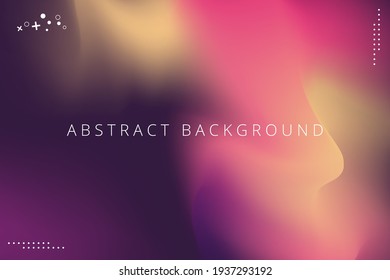 Blurry fluid vector background of polar lights.Set of covers design templates with vibrant gradient background. Trendy modern design. Applicable for placards, banners, flyers, presentations, covers.