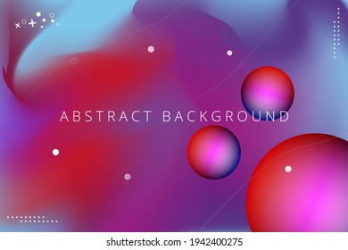 Blurry fluid vector background of polar lights.Set of covers design templates with vibrant gradient background. Trendy modern design. Applicable for placards, banners, flyers, presentations, covers.