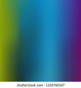 A blurry focus blend of green, turquoise and purple sections. Suggested use as image overlays, transparencies, object fills, backgrounds and fade-ins.