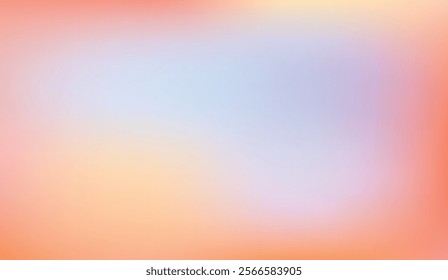 Blurry gradient background with vibrant pastel tones of blue, pink, and orange, offering a soft and dreamy aesthetic for modern designs