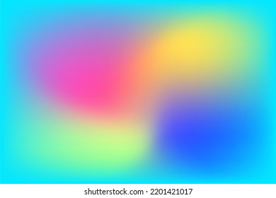Blurry Gradient Mesh Design for Modern Presentation and Landing Page Website