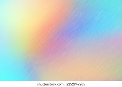 blurry holographic rainbow background with fine brush texture ,pastel iridescent gradient mesh, vetor  ilusttration.