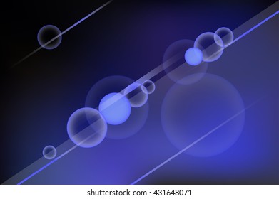 Blurry illustration. Vector abstract background. De focused colorful blurred poster. Futuristic digital wallpaper