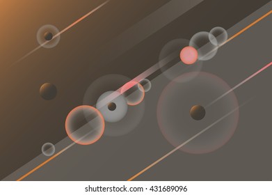 Blurry illustration. Vector abstract background. De focused colorful blurred poster. Futuristic digital wallpaper