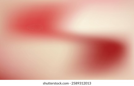 A blurry image of a red object with a white background