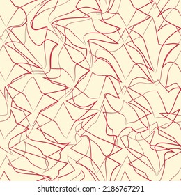 blurry jagged chaotic lines abstract grunge vector seamless pattern