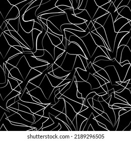 vectores de grunge abstracto de líneas caóticas borrosas y vagabundos sin fisuras