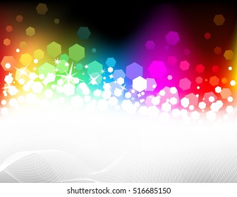 blurry lights abstract background