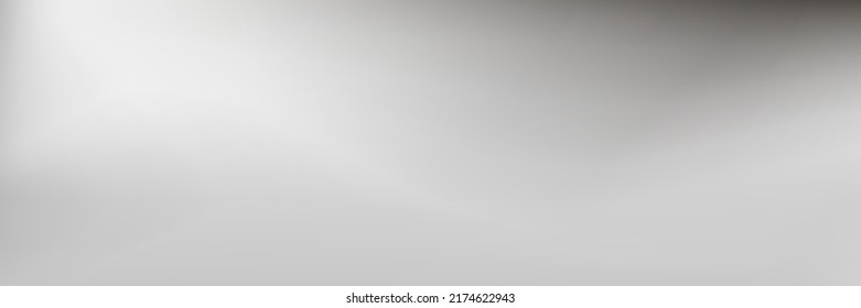 Blurry Monochrom Gray Silver Grey Wavy Smooth Surface. Fluid Light Sky Cloudy Cloud Gradient Mesh. Smoke Water Curve Smooth Weather Gradient Background. Pastel White Flow Liquid Metal Smog Background.