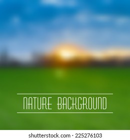 blurry nature background