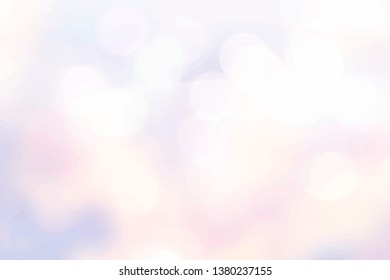 Blurry pastel pink bokeh textured background vector