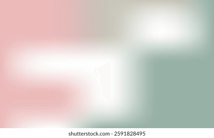 A blurry pink and green background with a white line
