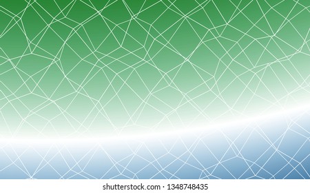 Blurry polygonal mesh texture. For wallpaper, presentation background, interior design, fashion print. Vector illustration. Creative gradient color