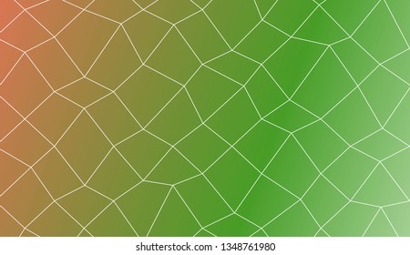 Blurry polygonal mesh texture. For wallpaper, presentation background, interior design, fashion print. Vector illustration. Creative gradient color