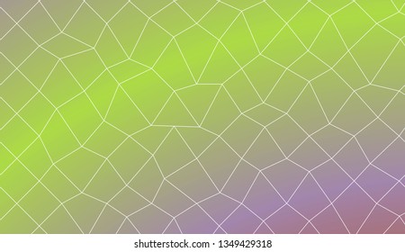 Blurry polygonal mesh texture. For wallpaper, presentation background, interior design, fashion print. Vector illustration. Creative gradient color