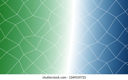 Blurry polygonal mesh texture. For wallpaper, presentation background, interior design, fashion print. Vector illustration. Creative gradient color