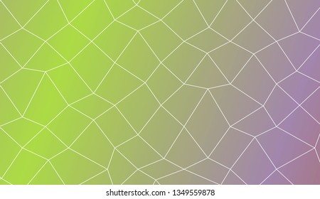 Blurry polygonal mesh texture. For wallpaper, presentation background, interior design, fashion print. Vector illustration. Creative gradient color