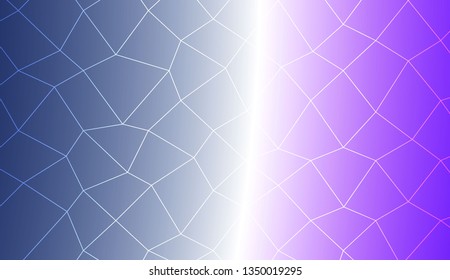 Blurry polygonal mesh texture. For wallpaper, presentation background, interior design, fashion print. Vector illustration. Creative gradient color