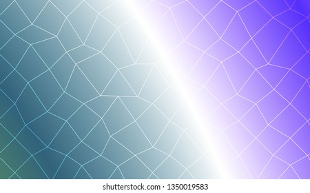 Blurry polygonal mesh texture. For wallpaper, presentation background, interior design, fashion print. Vector illustration. Creative gradient color