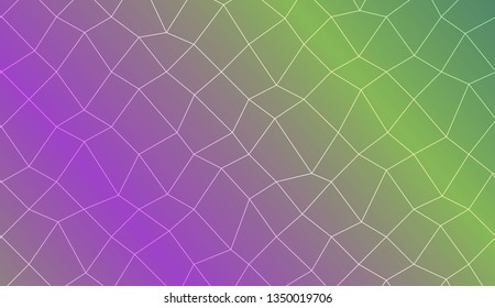 Blurry polygonal mesh texture. For wallpaper, presentation background, interior design, fashion print. Vector illustration. Creative gradient color