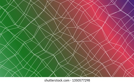 Blurry polygonal mesh texture. For wallpaper, presentation background, interior design, fashion print. Vector illustration. Creative gradient color