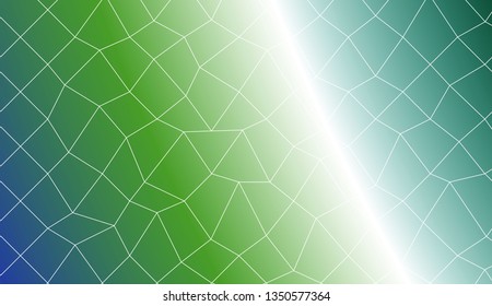 Blurry polygonal mesh texture. For wallpaper, presentation background, interior design, fashion print. Vector illustration. Creative gradient color