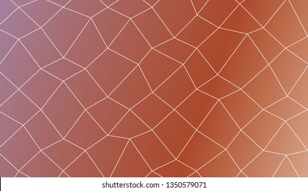 Blurry polygonal mesh texture. For wallpaper, presentation background, interior design, fashion print. Vector illustration. Creative gradient color