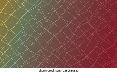 Blurry polygonal mesh texture. For wallpaper, presentation background, interior design, fashion print. Vector illustration. Creative gradient color