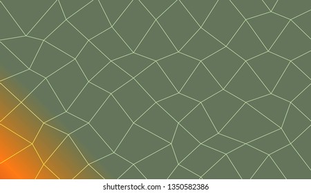 Blurry polygonal mesh texture. For wallpaper, presentation background, interior design, fashion print. Vector illustration. Creative gradient color