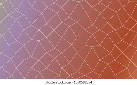 Blurry polygonal mesh texture. For wallpaper, presentation background, interior design, fashion print. Vector illustration. Creative gradient color