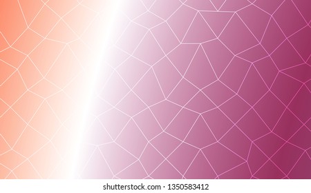 Blurry polygonal mesh texture. For wallpaper, presentation background, interior design, fashion print. Vector illustration. Creative gradient color