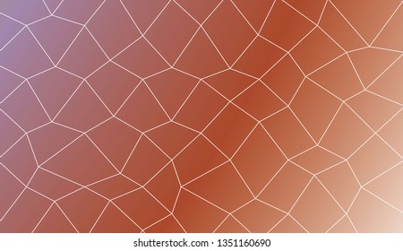 Blurry polygonal mesh texture. For wallpaper, presentation background, interior design, fashion print. Vector illustration. Creative gradient color